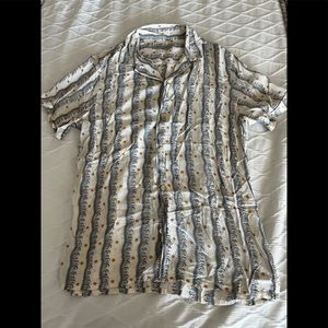 Silk All Saints Small Mens button down